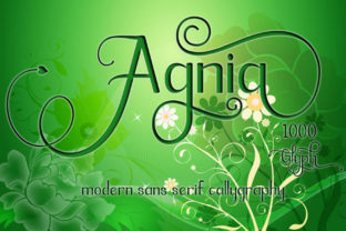Agnia: The Elegant Script Font for Your Brand