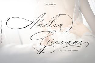 Amelia Giovani: A Modern Calligraphy Font Review