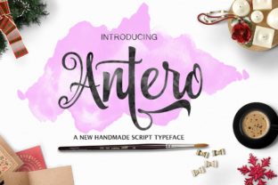 Antero: A Modern Calligraphy Font for Web Design