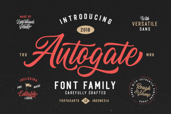 Autogate Family: A Versatile Typeface for Modern Brands