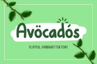 Avocados Font: A Fresh Typeface for Campaigns