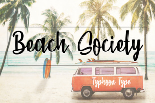 Beach Society Font: A Stylish Script for Summer Campaigns