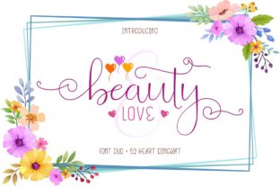 Beauty and Love Duo: A Typeface for Editorial Design
