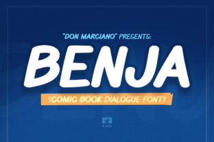 Benja: A Comic Style Font for Bold Branding