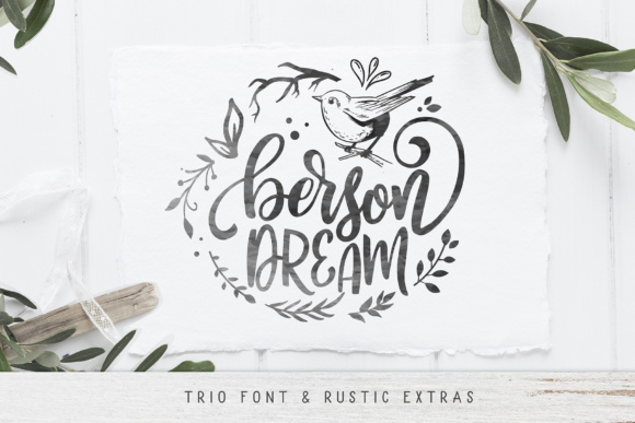 Berson Dream Typeface for Web Design