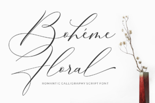 Boheme Floral: A Romantic Script Font for Editorial Design