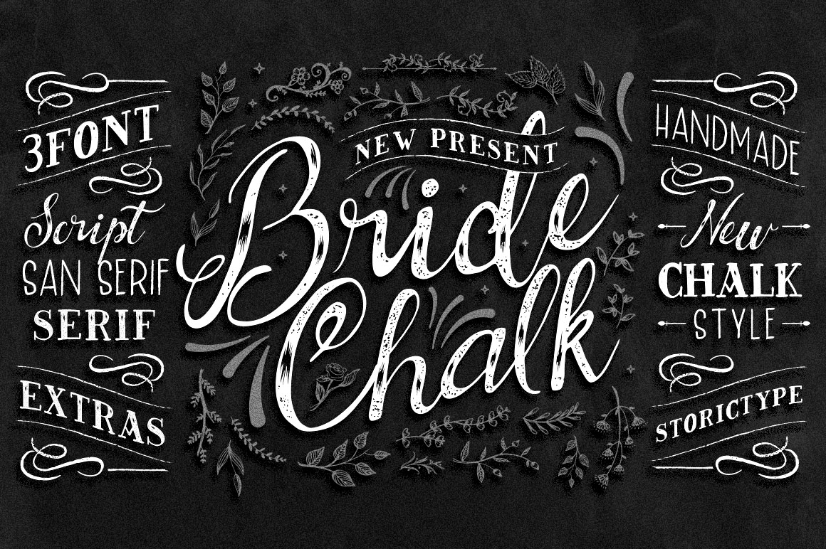 BrideChalk Font: Elegant Handlettering for Brand Identity