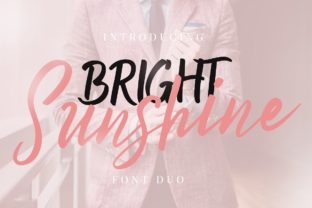 Bright Sunshine Duo: A Handwritten Typeface for Web Design
