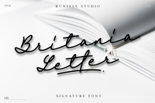 Britania Letter: An Elegant Script Font for Editorial Design