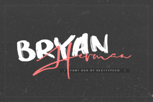 Bryan Herman: A Handmade Script Font for Brand Identity