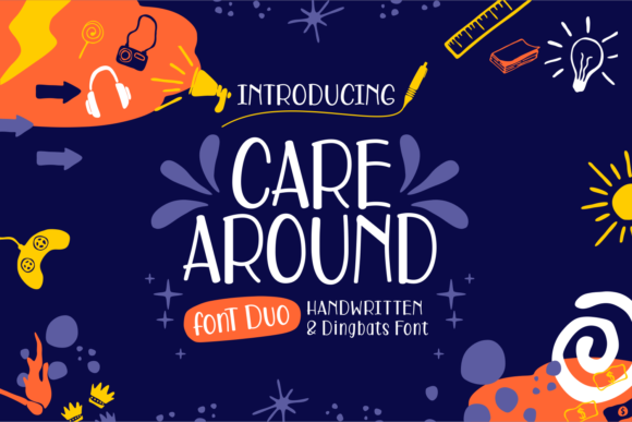 Care Around: A Handwritten Font for Campaigns