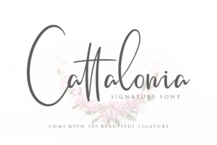 Cattalonia: A Signature Script Font for Makers
