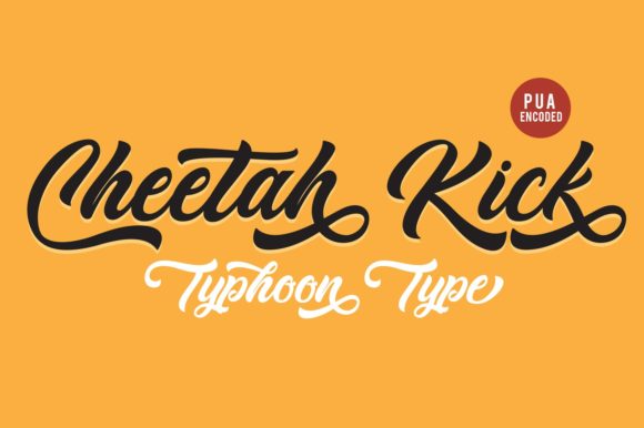 Cheetah Kick: A Striking Script Font for Makers