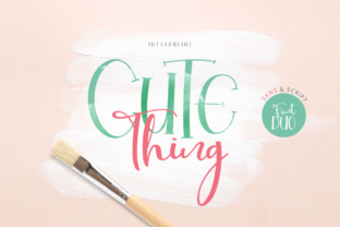 Cute Thing Duo: A Font Review for Campaign Design