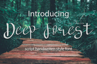 Deep Forest: A Handwritten Font for Modern Web Design