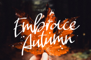 Embrace Autumn: The Elegant Handwritten Font for Marketers