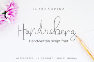 Handroberg: A Handwritten Font for Your Brand