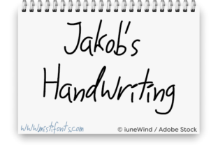 Jakob s Handwriting: A Natural Script Font for Marketers