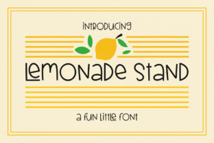 Lemonade Stand: A Playful Script Font for Campaigns