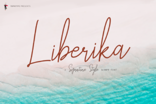 Liberika: A Signature Script Font for Brand Identity