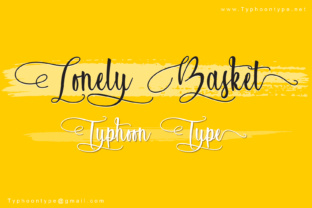 Lonely Basket: A Handwritten Font for Modern Web Design