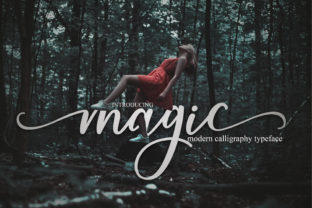 Magic Font: A Modern Calligraphy Typeface for Web Design