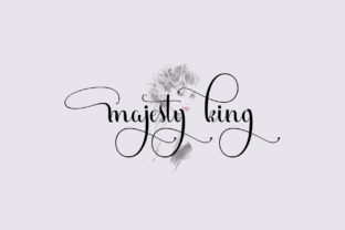 Majesty King: A Modern Script Typeface for Web Design