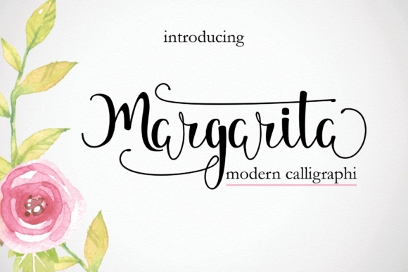 Margarita: An Elegant Handwritten Font for Branding