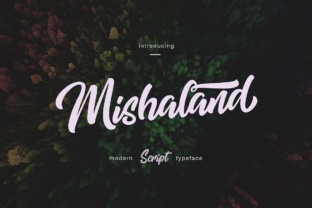 Mishaland: A Bold Script Typeface for Campaigns