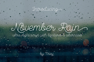 November Rain: The Script Font for Campaign Clarity