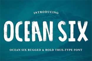Ocean Six: A Bold Display Typeface for Web Design