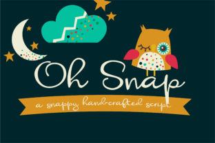 Oh Snap: A Fun Loopy Script Font for Brand Identity