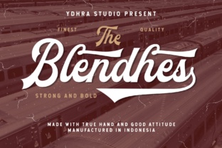 The Blendhes: A Bold Script Font for Marketers