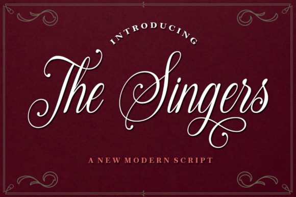 The Singers: A Modern Handwritten Font for Makers