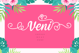 Veni: A Feminine Script Font for Elegant Branding