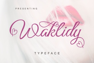 Waklidy: A Charming Script Font for Editorial Design