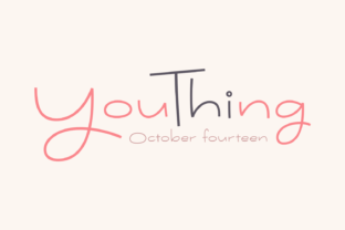 Youthing October Fourteen: A Script Font for Web Design